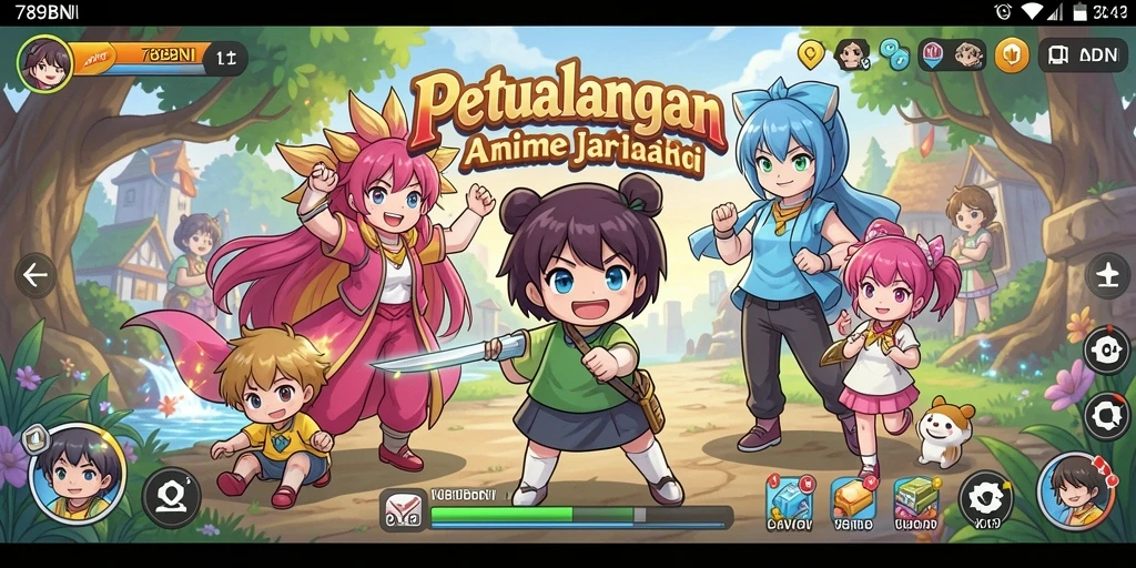 Screenshot gameplay keren dari 789BNI yang menampilkan aksi karakter anime.