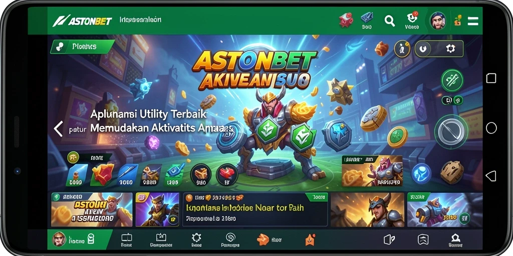 Tampilan antarmuka user-friendly dari ASTONBET yang memudahkan penggunaan.