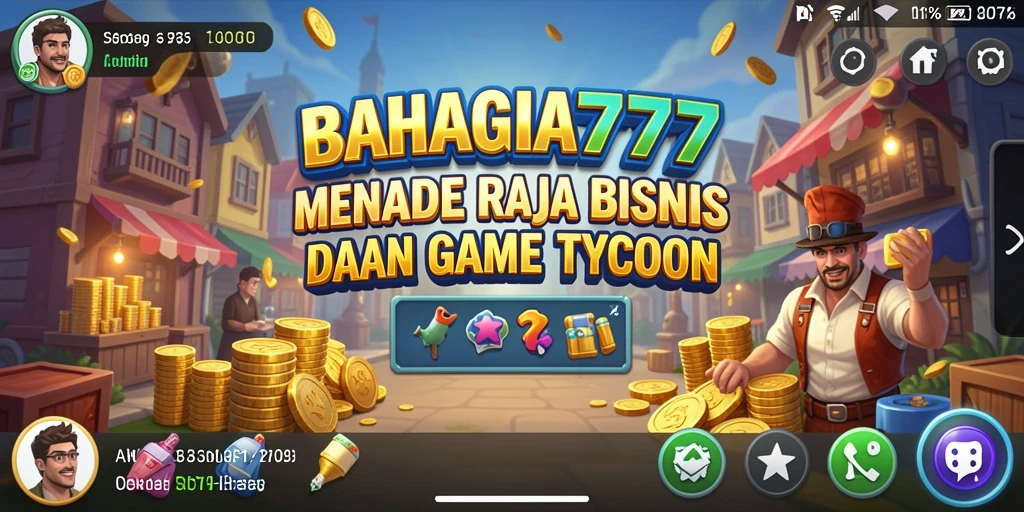 Tampilan gameplay BAHAGIA777 yang seru dan mendebarkan.