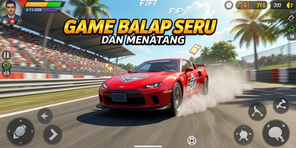 Tampilan menarik dari gameplay F7F7 yang penuh aksi.