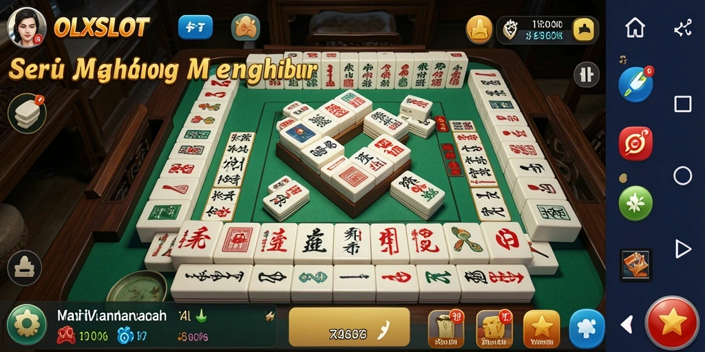 Tampilan permainan Mahjong yang menarik dan menantang di OLXSLOT.
