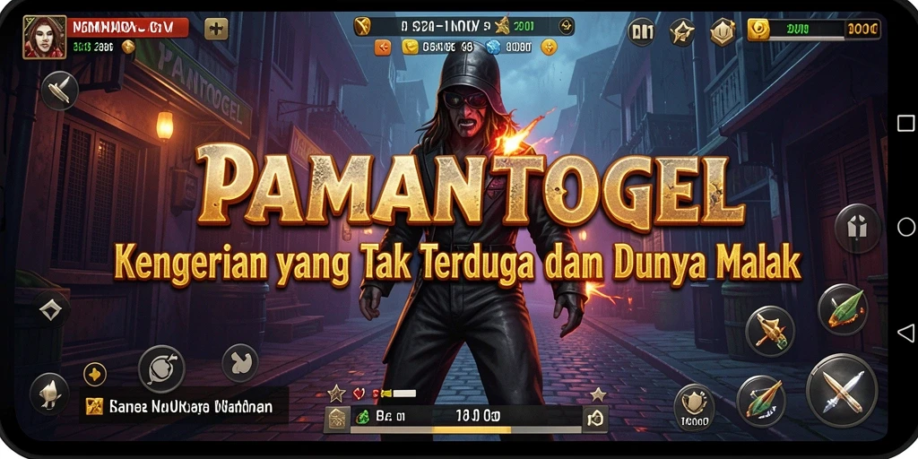 Tampilan gameplay mencekam PAMANTOGEL yang membuat jantung berdebar.