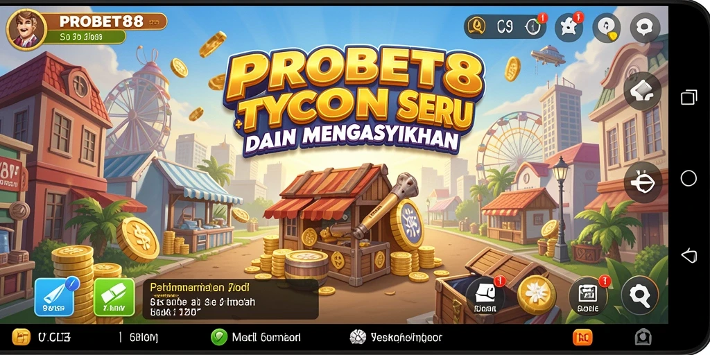 Tampilan gameplay Tycoon yang menarik dan memukau.