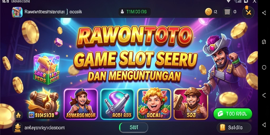 Tampilan gameplay seru dari game Slot RAWONTOTO.