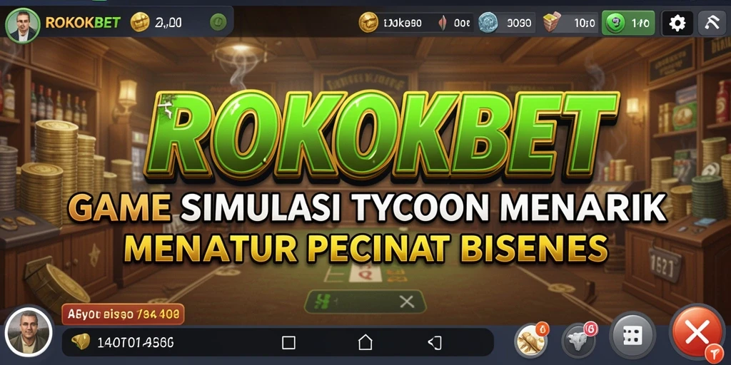 Tampilan gameplay ROKOKBET yang menarik dan interaktif.