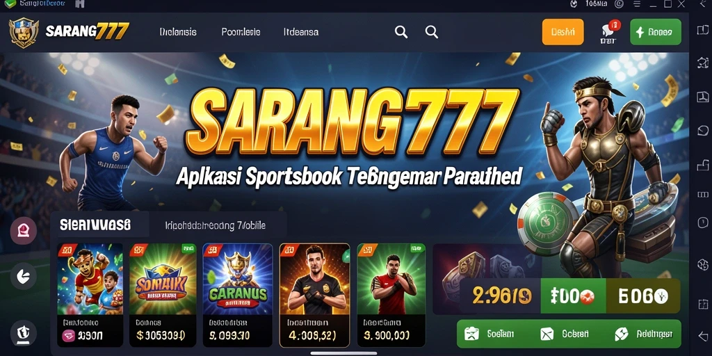 Screenshot utama SARANG777 menampilkan pengalaman taruhan yang mendebarkan.