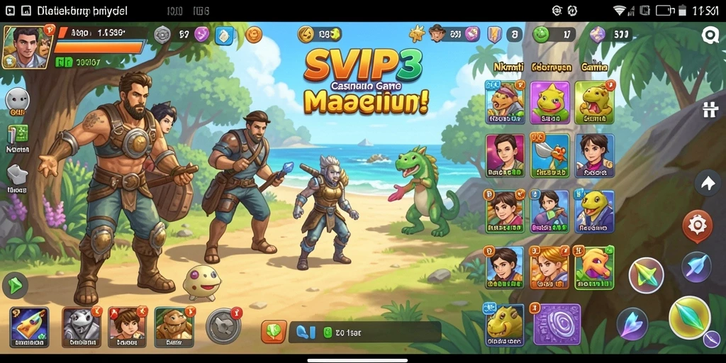 Gameplay SVIP3 yang seru dan mengasyikkan untuk semua usia.