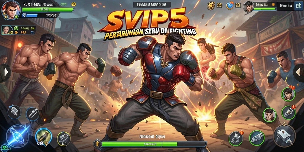 Tampilkan aksi seru di arena pertarungan SVIP5.