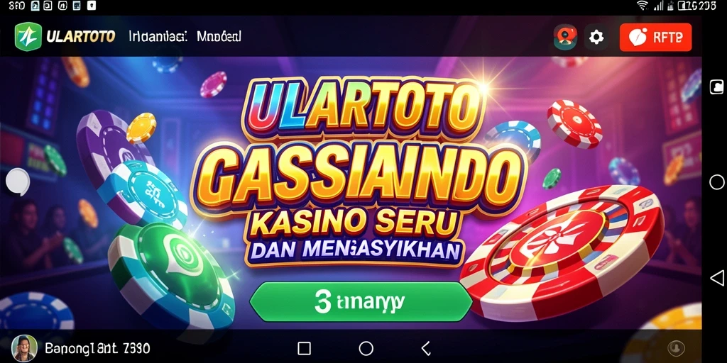 Tampilan menarik dari gameplay Kasino ULARTOTO yang mendebarkan.