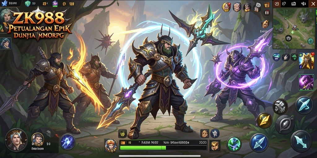 Tampilan gameplay ZK988 yang menegangkan dan penuh aksi.